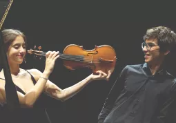 Letizia Gullino, violino,  e Luca Troncarelli